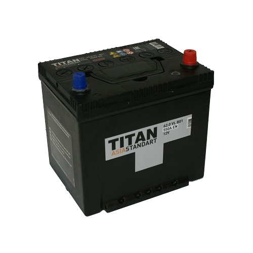 TITAN Asia Standart 61ah 550A Обратн.