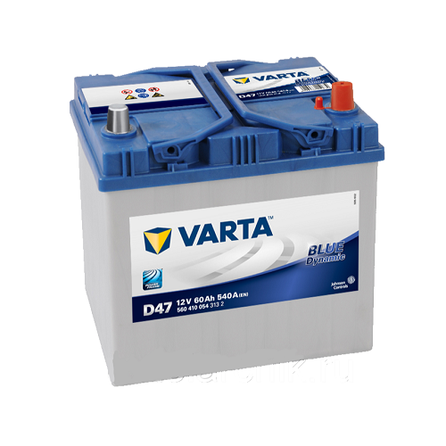 VARTA 60ah Aзия Обратн. Низк.