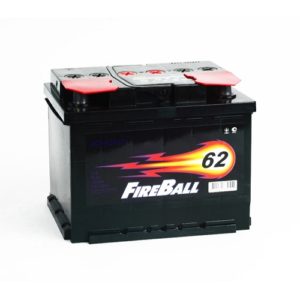 Автомобильный аккумулятор "FIRE BALL" 62 А.Ч.