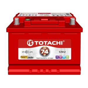 Автомобильный аккумулятор "TOTACHI KOR CMF" 74 А.Ч. прямая полярность