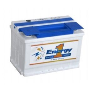 Автомобильный аккумулятор "Energy 1" 75.0 А.Ч. (Низкий)