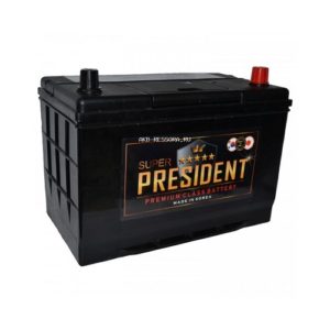 Автомобильный аккумулятор  SUPER PRESIDENT 95.0 А.Ч.